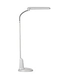 Ott-Lite L24554 24-Watt TrueColor Floor Lamp, Dove Grey