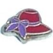 Clearly Charming Red Hat Heart Locket Charm Fashion, Lady's Accessories Theme by 