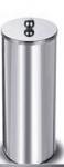 Steeltek Toilet Tissue Three-Roll Holder With Rubber Base