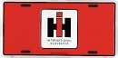 International Harvester License Plate