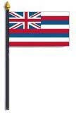Hawaii - 4 x 6 State Stick Flag
