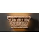 Justice Design 7915WRRST Tuscan Garden Entrance Outdoor Wall Light - Real Rust