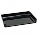 Rubbermaid 15071 Image Series Side Load Stacking Desk Tray, Letter Size, Black