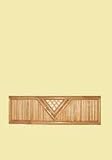 Overture quarter bamboo fence panel