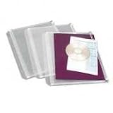 CARDINAL BRANDS INC. / CRD14201 / Zipper Binder Pockets, 1/2 Capacity, Clear, 3-Pack / Sold as 1 PK