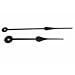 Clock Hands, Black, Spade Style - Time Ring 4-7/8 - 5