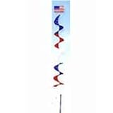 74 inch Patriotic USA Flag Spiral Windsock