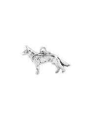 Sterling Silver Large German Shepherd Dog Charm