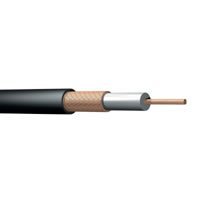 CB coaxial cable, 7/0.3mm, 64/0.12mm, 5.0mm�, Black, 100m