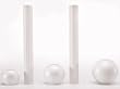 WILTON GLOBE PILLAR SET 2IN 303-822