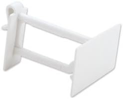 Bulk Buy: Thermo Plastics Waterfall Rack Scan Tag Hook 2"-White OWS (25-Pack)