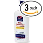 Neutrogena Fragrance-Free Norwegian Formula 24-Hour Moisturizer for Dry Rough Skin, 15.2-Pump (Pack of 3)