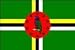 2 x 3' - DOMINICA FLAG - OUTDOOR