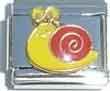 Clearly Charming Snail Animal Italian Charm Bracelet Link
