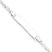 Sterling Silver Childrens ID Bracelet - 6 Inch - Lobster Claw
