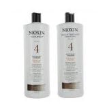 Nioxin System 4 Cleanser and Scalp Therapy Liter Set (33 oz)