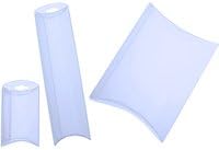 5" x 1 1/4" x 7" Clear Plastic Folding Pillow Boxes 200/Case