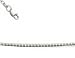Sterling Silver 18 Inch X .8 mm Round Omega Necklace - Italian