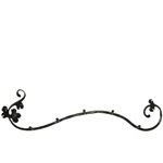 Ballarat Wrought Iron Leaf Coat Rack