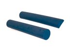 Cando Foam Roller - Blue open cell foam - 6 x 12 inch - Half-Round