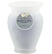 Gardenia Musk Unisexs One 4X3 Inch Frosted Glass Vase Essential Blends Candle. Burns 40 Hrs.