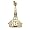 Church Charm - Gold Plate