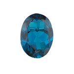 8.30 Cts of AAA 14x12 mm Oval Loose London Blue Topaz ( 1 pcs ) Gemstone