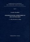 Grammatisches W�rterbuch des Estnischen
