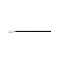 Puritan Paddle Tip Foam Tipped Non-Sterile Applicators/Swabs with Black Polypropylene Shaft