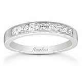 Platinum Channel Set Princess Cut Wedding Band (.60 ct. tw.)