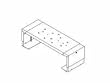 Peerless Ds 35S - Mounting Component ( Mount ) for Vcr Or DVD - Steel - Black
