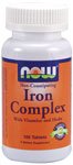 Iron Complex by NOW Foods - (100 Tablets)