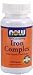 Iron Complex Vegetarian by Now Foods 100 Tablets