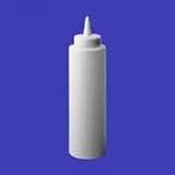SQUEEZE BOTTLE, WIDE MOUTH, 32 OZ., CLEAR
