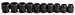 Proto 07500-10 10-Piece 1/2 and 3/4 6-Point Impact Socket Set