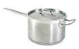 Stainless Steel Sauce Pan, 10 Qt., 28 x 15.5 cm by Update International