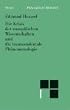 Die Krisis der europ�ischen Wissenschaften und die transzendentale Ph�nomenologie: Eine Einleitung in die ph�nomenologische Philosophie