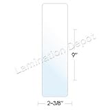 Lamination Depot提供 Stationery&Grocery Online Shop Ranking 25. 5 Mil Large Bookmark Thermal Laminating Pouches, 2 3/8