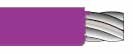 Electrical Wire: NTE 20 AWG Violet Stranded Hook-up Wire 100 ft