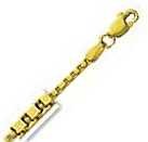 14k Yellow Gold 16 Inch X 1.4 mm Box Chain Necklace