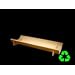 Packnwood "Koshu" Long Half Circular Bamboo Dish - 5.9 x 2.1" - 2000 pcs/case