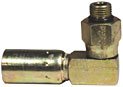 IMPERIAL 92427 COLL-O-CRIMP U-SERIES 90  ELBOW HOSE END - 1/2x3/4 ORING (PACK OF 5)