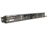 Crossfire Linear Slimliner LED dual head warning light for dash & deck
