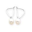 Sardelli - 14k White Gold Cultured Pearl Dangle Earrings