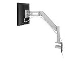 Bratford Basics Universal Small Flat Panel Desk Mount FPSM-D-ADJ2XX-AL - Mounting kit ( dual articulating arm ) for flat panel - aluminum - screen size: up to 30 - mounting interface: 100 x 100 mm, 75 x 75 mm