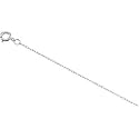 14K White Gold Rope Chain - 7 inches