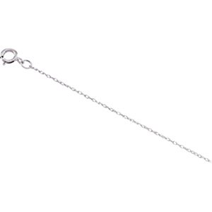 14K White Gold Rope Chain - 24 inches