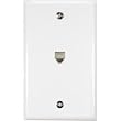 6-CONDUCTOR Flush-mounted Modular Wall Jack