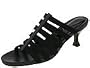 Donald J Pliner Betka | High Heels Black Mesh Elastic/Black Antique Patent