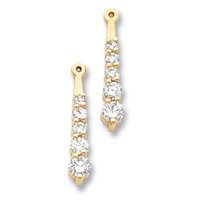 14k Diamond Earrings jacket